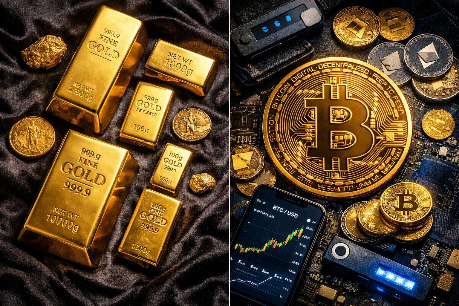 Gold IRA vs Bitcoin IRA: Volatility Risks for Retirees