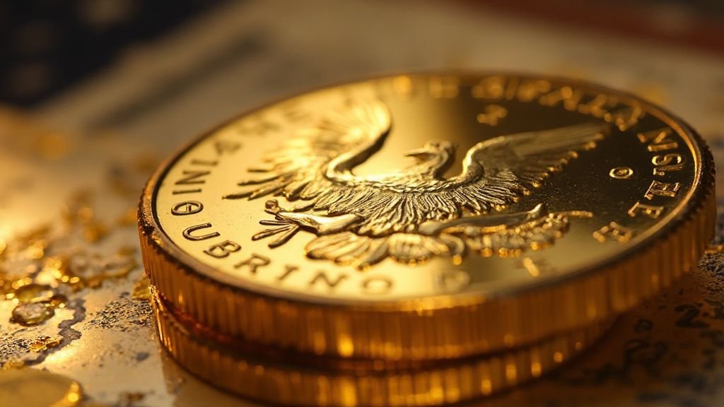gold IRA blog featured image showing gold coin for retirement accounts